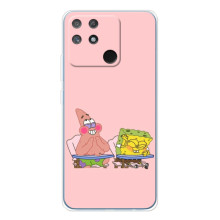 Чохол Губка Боб для Нарзо 80 Лайт 4Джі (За партою)