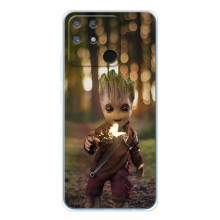 Чехол МАРВЕЛ для Нарзо 80 Лайт 4Джи (AlphaPrint) – I am Groot