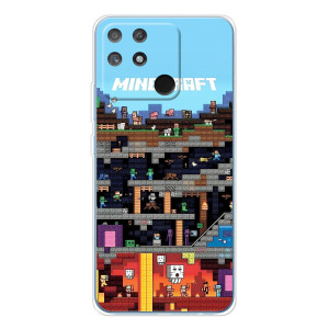 Чохол Майнкрафт на Realme NARZO 80 Lite 4G (AlphaPrint) Minecraft