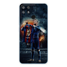 Чехол Месси футболист для Realme NARZO 80 Lite 4G (Месси с футболкой)