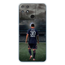 Чехол Месси футболист для Realme NARZO 80 Lite 4G (Месси в ПСЖ)