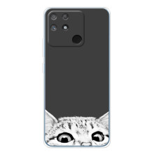 Чехол на Нарзо 80 Лайт 4Джи с Котами (VPrint) – Выглядывает кот