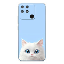 Чехол на тематику: Коты для Realme NARZO 80 Lite 4G (Белый кот)