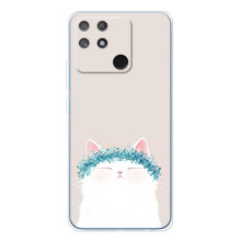Чехол на тематику: Коты для Realme NARZO 80 Lite 4G (Белый котик)