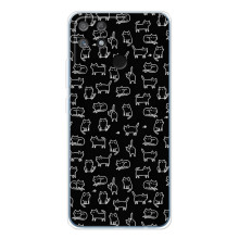 Чехол на тематику: Коты для Realme NARZO 80 Lite 4G (Котики на черном)