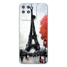 Чехол Эйфелева Башня для Realme NARZO 80 Lite 4G - (AlphaPrint) – Башня в Париже