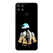 Силиконовый чехол с картинкой "Герой Pubg" на Realme NARZO 80 Lite 4G – Пубг мен