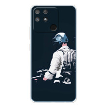 Силиконовый чехол с картинкой "Герой Pubg" на Realme NARZO 80 Lite 4G – В экиперовке