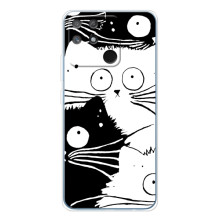 Бампер с изображением Котиков для Нарзо 80 Лайт 4G (КОТИКИ)