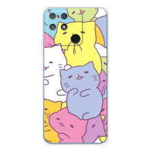 Бампер с изображением Котиков для Нарзо 80 Лайт 4G (Милые котики)