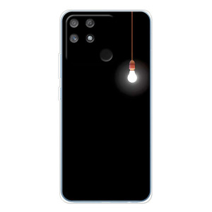 Чохол з картинками на чорному фоні для Realme NARZO 80 Lite 4G – Лампочка