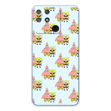 Чехол с картинкой Патрик на Realme NARZO 80 Lite 4G – Боб и Патрик