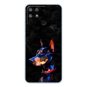 Бампер для Realme NARZO 80 Lite 4G с картинкой "Песики" (Собака Мопс)