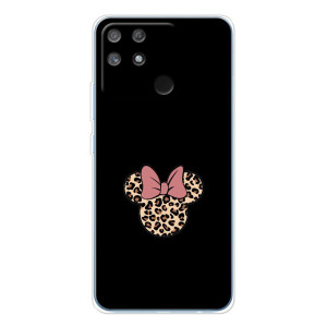 Чехол с леопардовым принтом на Realme NARZO 80 Lite 4G – Леопардовая Минни