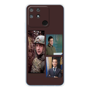 Чехол для Realme NARZO 80 Lite 4G (AlphaPrint - с принтом Зеленского)