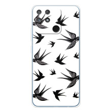 Чехол с птицами на Realme NARZO 80 Lite 4G (VPrint) – Ласточки