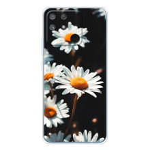 Чехол с ромашками на Realme NARZO 80 Lite 4G – Белые ромашки