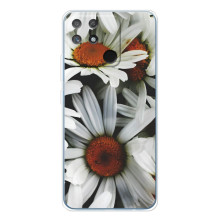 Чехол с ромашками на Realme NARZO 80 Lite 4G – Цветы Ромашки
