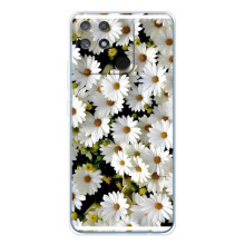 Чехол с ромашками на Realme NARZO 80 Lite 4G – Рамка в ромашках