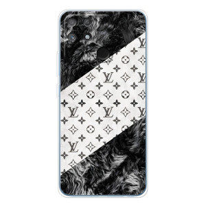 Чехол Стиль Louis Vuitton на Realme NARZO 80 Lite 4G (LV на белом)