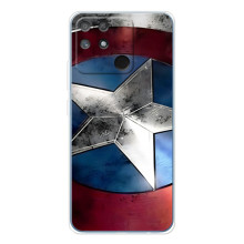 Чехол с Щитом Капитана Америки на Realme NARZO 80 Lite 4G – Щит Капитана Америки