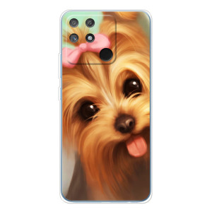 Чехол (ТПУ) Милые собачки для Realme NARZO 80 Lite 4G (Йоршенский терьер)