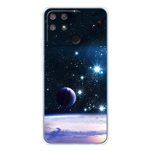 Чехол (ТПУ) с планетами на Realme NARZO 80 Lite 4G – Космический вид