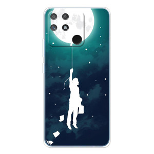 Чехол (ТПУ) с планетами на Realme NARZO 80 Lite 4G – To The moon