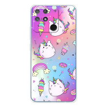 Чехол Unicorn на Realme NARZO 80 Lite 4G – Радуга и Единорог
