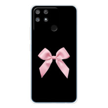 Чехол банты для Realme NARZO 80 Lite 4G – Бант на черном