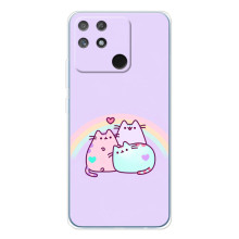 Чехол с милыми котиками на  (Котики с радугой)