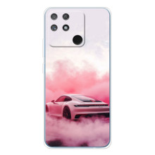 Чехол с авто Порше для Realme NARZO 80 Lite 4G – Розовый Порше