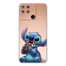 Чехол с рисунком Стич для Realme NARZO 80 Lite 4G – Стич с шоколадом