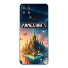 Чехол с картинками Майнкрафт для  – Лого Майнкрафт