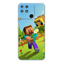Чехол с картинками Майнкрафт для  – Персонаж Майнкрафт