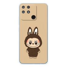 Чохол з Лабубу на Realme NARZO 80 Lite 4G (Коричневий Лабубу)