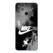 Чехол с логотипом Найк на Realme NARZO 80 Lite 4G – Найк дымчатый