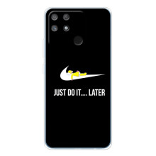Чехол с логотипом Найк на Realme NARZO 80 Lite 4G – Nike just do it
