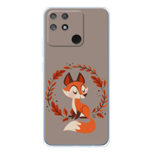 Чехол с принтом лисички на  (Лисица)