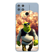 Печатный чехол с принтом Шрек для Realme NARZO 80 Lite 4G – Стильный Шрек