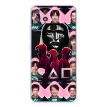 Чехол Гра в кальмара для Realme NARZO 80 Lite 4G – Персонажи игры кальмара