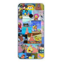 Силиконовый чехол Спанч Боб на Нарзо 80 Лайт 4G – Комиксы Спанч Боб