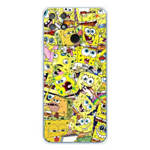 Силиконовый чехол Спанч Боб на Нарзо 80 Лайт 4G – Спанч Боб Арт