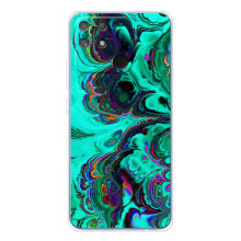 Чехлы с тематикой "Мрамор" на Нарзо 80 Лайт 4G – Салатный мрамор