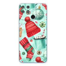 Новогодние Чехлы для Нарзо 80 Лайт 4Джи (VPrint) – Одежда НГ