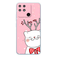 Новогодние Чехлы для Нарзо 80 Лайт 4Джи (VPrint) – Зимний кот