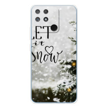 Новорічні, Святкові Чохли для Realme NARZO 80 Lite 4G - 2024 год (Let it snow)