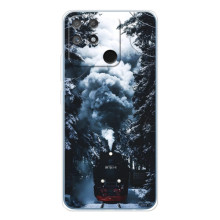 Новорічні, Святкові Чохли для Realme NARZO 80 Lite 4G - 2024 год (Зимовий потяг)