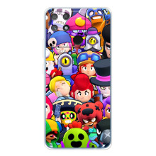 Силиконовый Чехол на Realme NARZO 80 Lite 4G с картинкой Brawl Stars (Персонажи)