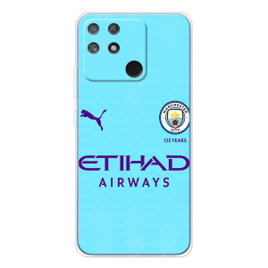 Силиконовые Чехлы принт Футбол на Realme NARZO 80 Lite 4G – Man City